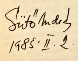 Sütő András: Rigó és apostol. ALÁÍRT! Kolozsvár, 1973, Dacia. Kiadói egészvászon kötés, papír védőbo...