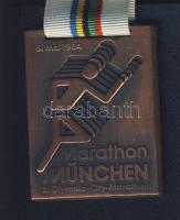 NSZK 1984. "Müncheni maraton" érdemérem T:2 szalaggal