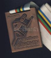 NSZK 1985. "Müncheni maraton" érdemérem T:2 szalaggal