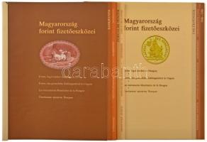 Magyarország forint fizetőeszközei. MNB kiadás az 1990-es évekből, bankjegyek és emlékpénzek, mappában (2xklf) Használt állapotban