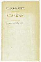 Pilinszky János: Szálkák. Bp.,1975,Szépirodalmi. 2. kiadás. Kiadói kartonált papírkötés, kiadói papír védőborítóban,