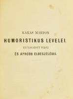 Jókai Mór: Kakas Márton humoristikus levelei, kiválogatott versei és apróbb elbeszélései I-II., egyb...