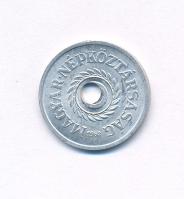 1962. 2f Al technológiai hibás veret (félrecsúszott lyukasztás) T:XF Adamo F1.1