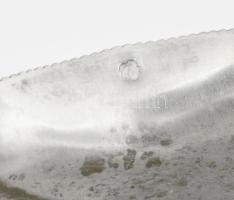 Ezüst(Ag) asztali kínáló tálka, jelzett, d: 13 cm, nettó: 93,6 g