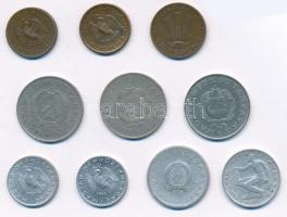 1946. 10f tombak + 1947. 10f tombak + 1947. 20f tombak + 1949. 1Ft Al "Rákosi-címer" + 195...