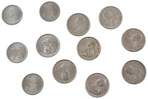 1943. 5P Al "Horthy Miklós születésének 75. évfordulója" (8db) + 1945. 5P Al "Parlame...