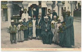 Milano, Milan; Esposizione 1906. Il Cairo a Milano. Arch. G. Galetti / Milan International Exposition