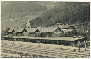 Selzthal, Selztal (Steiermark); Bahnhof. Ferd. v. Kleinmayr / railway station