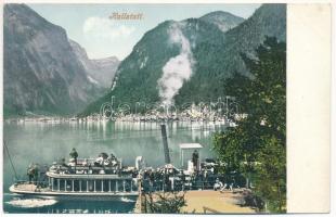 Hallstatt, general view, steamship