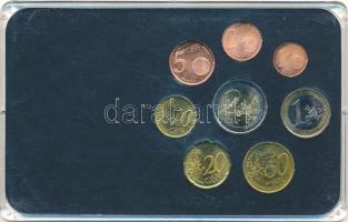 Finnország 2001-2005. 1c-2E (8xklf) forgalmi összeállítás műanyag dísztokban T:UNC,AU 
Finland 2001...