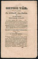 1840 Pest, Az Orvosi Tár 4 db száma