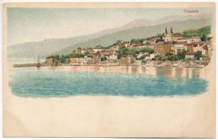 Volosko, Volosca (Abbazia, Opatija); litho (small tear)