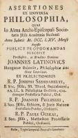 [Mező-szegedi Szegedi János (1699-1770)] Joannes Szegedi: Tripartitum juris Hungarici tyrocinium, ju...