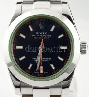 Rolex Oyster Perpetual automata karóra, igényes gyűjtői replika, dobozzal, leírással, kártyával, cer...