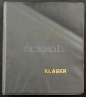 80 db MODERN külföldi színészes képeslap "Klaser" albumban: Brigitte Bardot, Connie, Gitte...