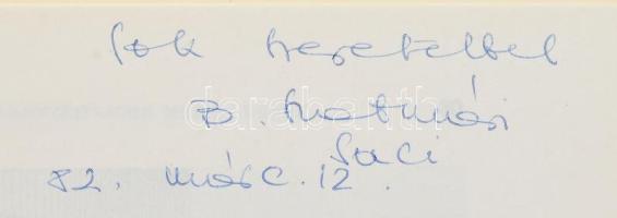 1980-1982-1998 László Gyula (1910-1998) régész-történész, képzőművész részére (3 db), és Dienes Istv...