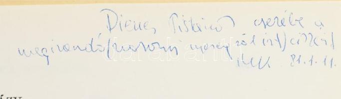 1980-1982-1998 László Gyula (1910-1998) régész-történész, képzőművész részére (3 db), és Dienes Istv...