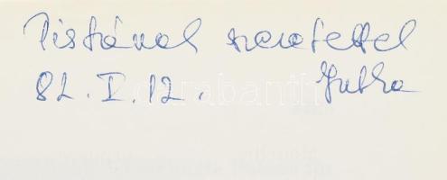 1980-1982-1998 László Gyula (1910-1998) régész-történész, képzőművész részére (3 db), és Dienes Istv...