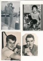 37 db MODERN külföldi színész fotó és képeslap illetve nyomat, vegyes minőségben és méretben: Gregor...