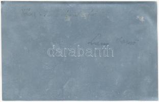 1925 Kellemes Húsvéti Ünnepeket! Egyedi fémlemez üdvözlőlap / Easter greeting - Hungarian custom mad...