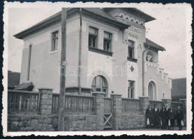 1941 Maroshévíz, Erdély, korábban Gyergyó-Toplica, Hargita megye, Egészségház, hátoldalon feliratozva, 6×8,5 cm