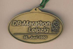 Németország 1990. "Lipcsei maraton" érdemérem T:2 szalaggal