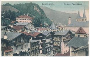 Berchtesgaden, Oberbayr. Bauernhäuser / general view (fl)