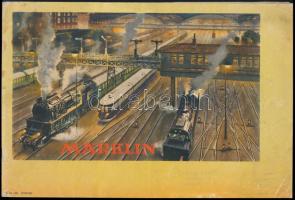 1939/1940 Märklin modellvasút és játékok katalógusa, elején Chumra László pecsétjével, hiánytalan