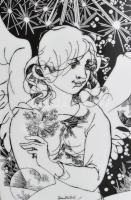 Hollóházi Jurcsák László által tervezett váza: Négy évszak. Matricás, jelzett, hibátlan, m:31 cm