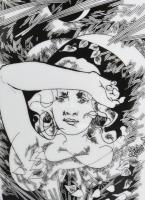 Hollóházi Jurcsák László által tervezett váza: Négy évszak. Matricás, jelzett, hibátlan, m:31 cm