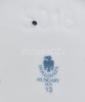 Hollóházi Jurcsák László által tervezett váza: Négy évszak. Matricás, jelzett, hibátlan, m:31 cm