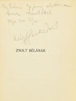 Keér Dezső: 30 vers. Bp., 1925. Vajda János irodalmi társaság. Újházi György újságírónak dedikált, &...