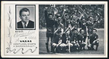 1974 Vasas Ihász/Mészöly/Farkas búcsúmecss prospektus