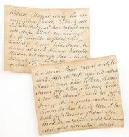 1890 Kercaszomor, régi házban talált időkapszula irata