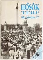 1988 Hősök Tere '88. június 27. (Tüntetés Erdélyért a Hősök terén). Szerk.: Varga Csaba. Bp., Eötvös Kiadó, 32 p. Kiadói tűzött papírkötés.