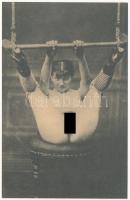 Szado-mazo erotikus képeslap: bondage / Vintage BDSM bondage erotic postcard - REPRINT