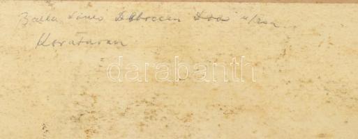 Balla László (1906-?): Nagybánya környéki táj. Olaj, karton. Jelezve jobbra lent. Fakeretben, hátold...