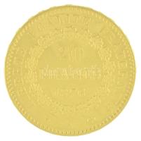 Franciaország 1876A 20Fr Au Párizs (6,45g/0.900) T:2 France 1876A 20 Francs Au Paris (6,45g/0.900) C...