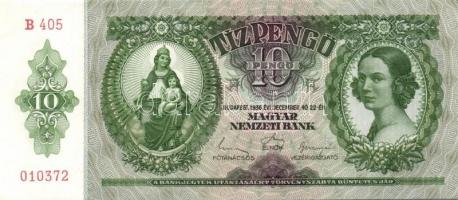 1936. 10P (5x) egymás utáni sorszámokkal T:I,I-