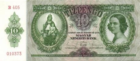 1936. 10P (5x) egymás utáni sorszámokkal T:I,I-