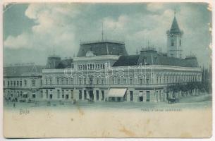 1907 Baja, Főtér a városi székházzal. Diamant Lajos üzlete. Ifj Wagner Antal kiadása (b)