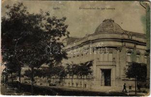 1908 Győr, Kereskedelmi és iparkamara. W. L. 2073 (ázott / wet damage)