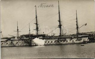 SMS NOVARA (1850) cs. és kir. haditengerészet fregattja / K.u.K. Kriegsmarine Fregatte / Austro-Hungarian Navy sail frigate. Alois Beer Klagenfurt photo