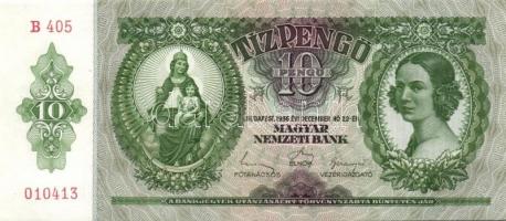 1936. 10P (6x) egymás utáni sorszámokkal T:I