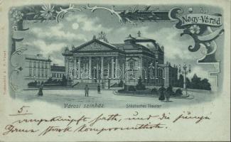 Nagyvárad Theatre litho