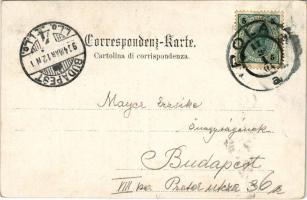 1904 K.u.K. Kriegsmarine, Mittags-Schaffen auf SMS Habsburg / SMS Habsburg, Osztrák-Magyar Haditenge...