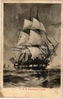 1905 K.u.K. Kriegsmarine, SMS Erzherzog Friedrich Schraubenfregatte / Az Osztrák-Magyar Haditengerészet csavaros fregattja / Austro-Hungarian Navy screw frigate (EK)