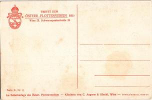 SM Fregatte Radetzky. Stapellauf 1872. Österr. Flottenverein. C. Angerer &amp; Göschl, Chwala�...