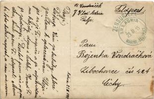 1915 K.u.K. Kriegsmarine, SMS ADRIA (ex Radetzky), Matrose / B. Vondracek az SMS ADRIA osztrák-magya...