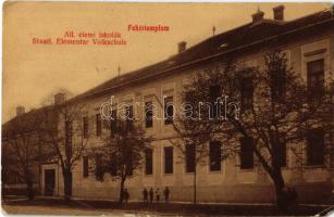 1910 Fehértemplom, Ung. Weisskirchen, Bela Crkva; Állami elemi iskolák / Staatl. Elementar Volkschule / school (fa)